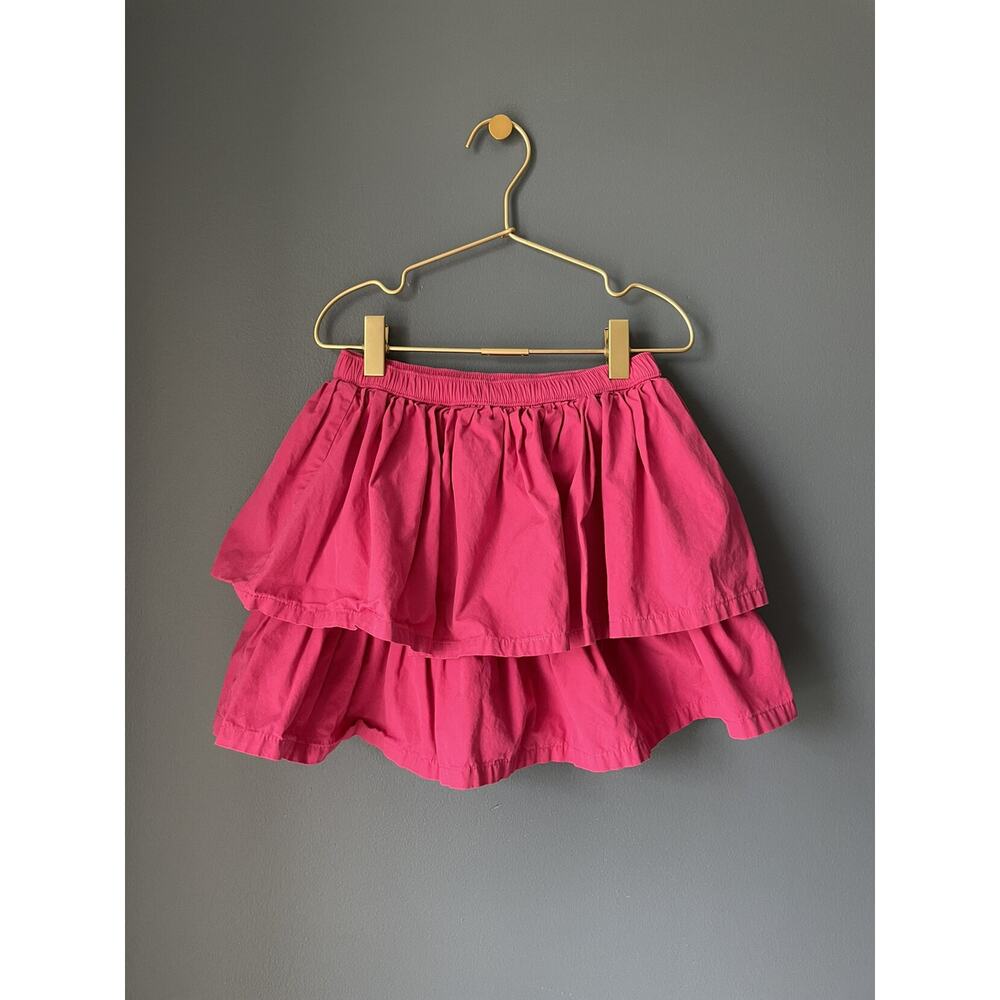 Hanna‎ Andersson Pink Tiered Ruffle Skirt